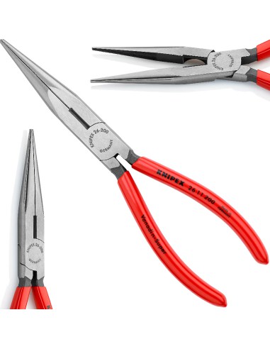 Knipex Szczypce Tnące Półokrągłe Chwytające Wydłużone „Bociani Dziób” 200 mm