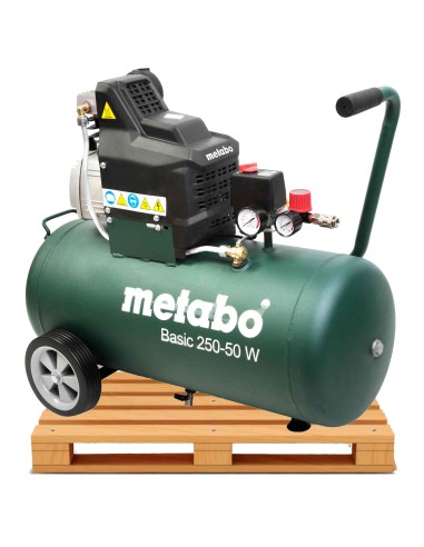 Metabo Basic 250-50 W Kompresor Tłokowy Olejowy 50L