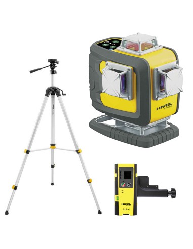 Nivel System CL4D-G Laser Krzyżowy + Statyw SJJ-M1 + Czujnik Laserowy CLS-4