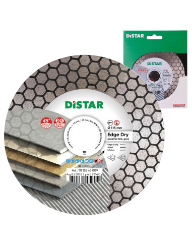 Distar Diamentowa Tarcza Tnąca 1A1R 115 Egde Dry