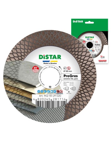 Distar Diamentowa Tarcza Tnąca 1A1R Pro Gres 125x1,9x22,23mm