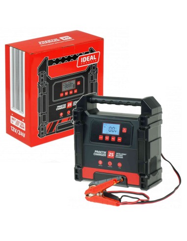 IDEAL PRAKTIK CHARGER 25 LCD Lithium Prostownik Do Ładowania 25A 12/24V