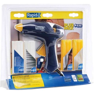 Rapid EG212 Pistolet do kleju na gorąco + 4 typy kleju 5000530