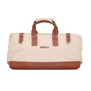 Grosley Torba na narzędzia materiałowa + skóra licowa - kolor: naturalny-brązowy GR70036