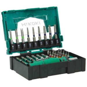 Hikoki Zestaw bitów mieszanych uchwyt wkrętakowy w kasecie Box II 31szt 40030023