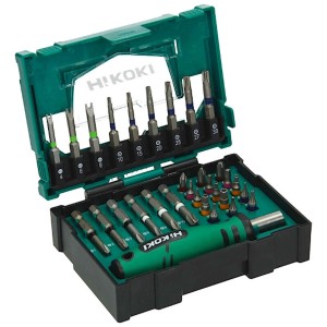 Hikoki Zestaw bitów mieszanych uchwyt wkrętakowy w kasecie Box II 31szt