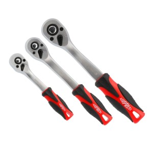 AIRPRESS Zestaw kluczy nasadowych i nasadek 1/2", 1/4" 171 szt. 75247