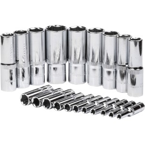 Richmann Zestaw nasadek długich 1/4" i 1/2", rozmiary 4-24 mm wkład C1224T