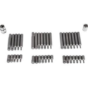 Richmann zestaw bitów i końcówek, stal s2, 40 elementów - wkład C1235