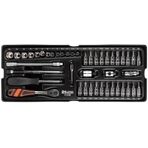 Richmann wózek warsztatowy szeroki z wyposażeniem 268 elementów C1313