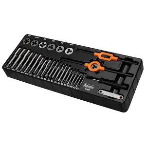 Richmann zestaw gwintowników i narzynki M3-M12 32 elementy - wkład do wózka narzędziowego