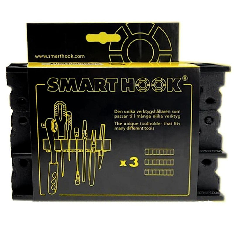 SmartHook Uchwyt na małe narzędzia, wkrętaki 3 listwy do 45 narzędzi