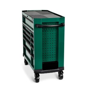 Sata Wózek Warsztatowy Pro Zielony 11 Szuflad + 368 Elementów Wyposażenia