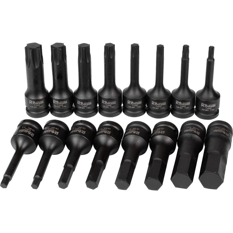 Richmann nasadki udarowe Torx T30-T80 / Imbus H5-H19 1/2" wkład C1228