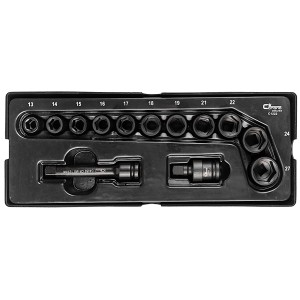 Richmann Zestaw nasadek udarowych 1/2 13-27mm 13 elementów - wkład do wózka narzędziowego