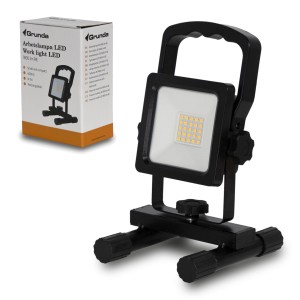 GRUNDA Lampa robocza LED 1800 LM – Przenośny naświetlacz akumulatorowy RE 025100132