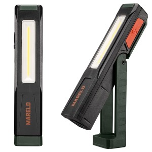 Mareld Giga 800 RE – Lampa ręczna LED, Akumulatorowy Reflektor Roboczy, Przenośne Oświetlenie Warsztatowe