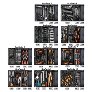 Richmann Wózek 10 Szuflad z Drzwiczkami i Zestawem Narzędzi 386 C1286