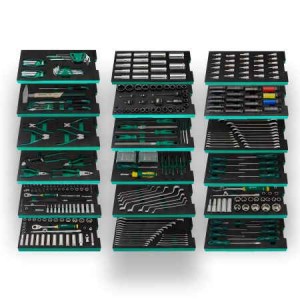 SATA Wózek Narzędziowy PRO ZIELONY 7 Szuflad ST95113G 416 Narzędzi