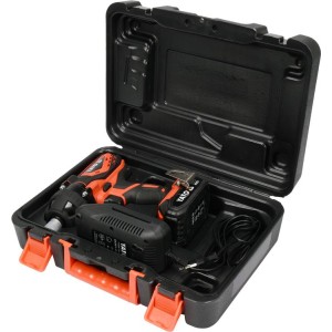 YATO KLUCZ UDAROWY AKUMULATOROWY 1/2" 300NM 18V 2,0AH + NASADKI UDAROWE + WALIZKA