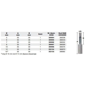 MILWAUKEE WIERTŁO DIAMENTOWE 5 MM